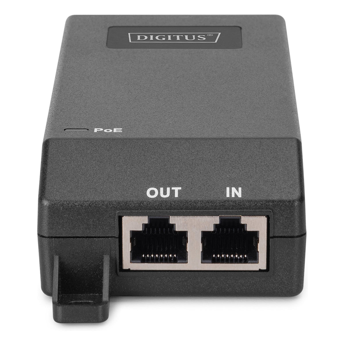 DIGITUS Gigabit Ethernet PoE Injektor 802.3at 30W schwarz
