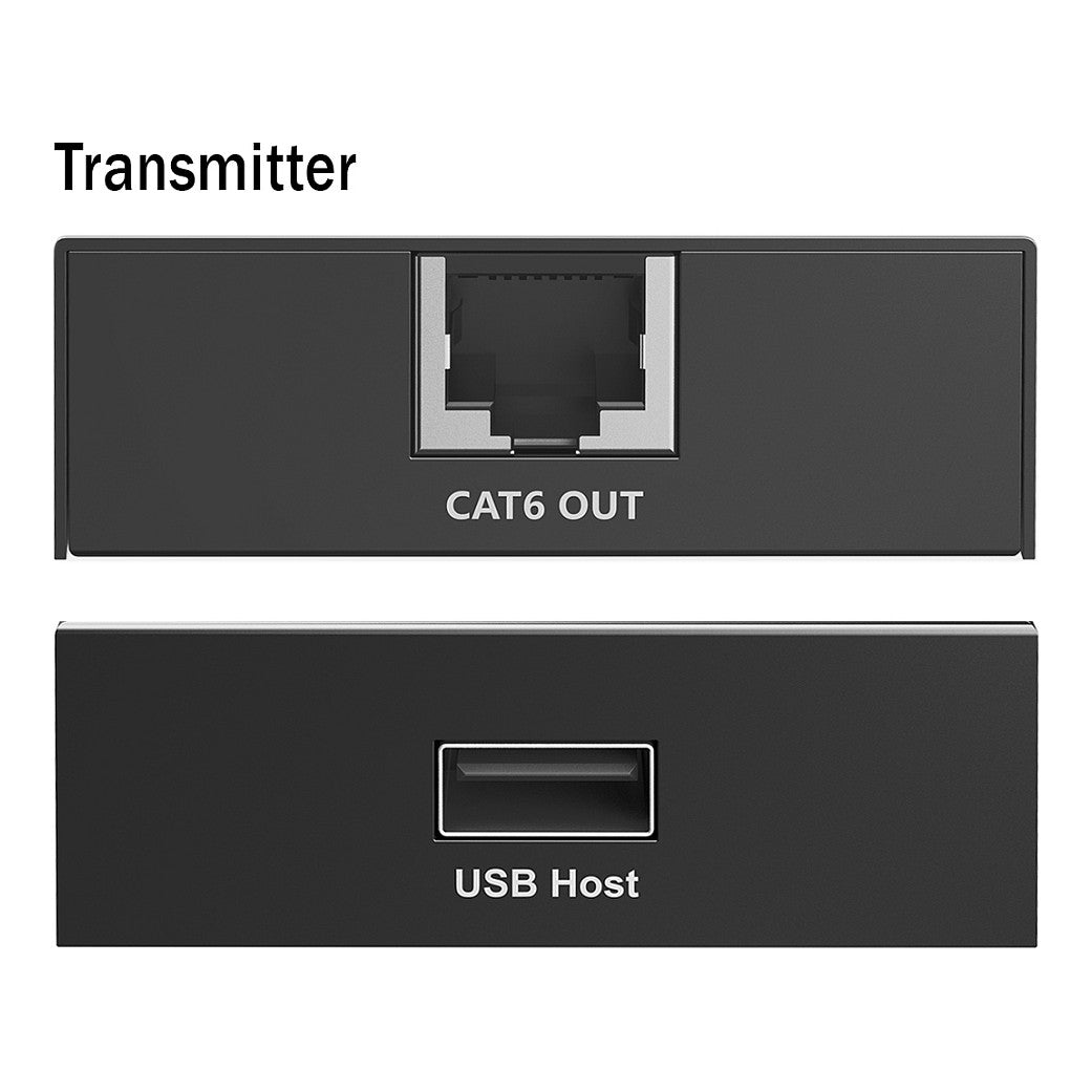 DIGITUS USB Extender 4xUSB-A 150m mit CAT6 schwarz