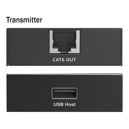 DIGITUS USB Extender 4xUSB-A 150m mit CAT6 schwarz
