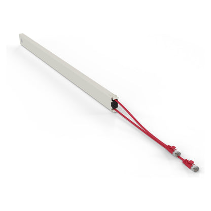 Patchbox patchbox.one Kupferkassette 46RU (2,5 m), Cat. 6a, U/FTP, PoE, rot