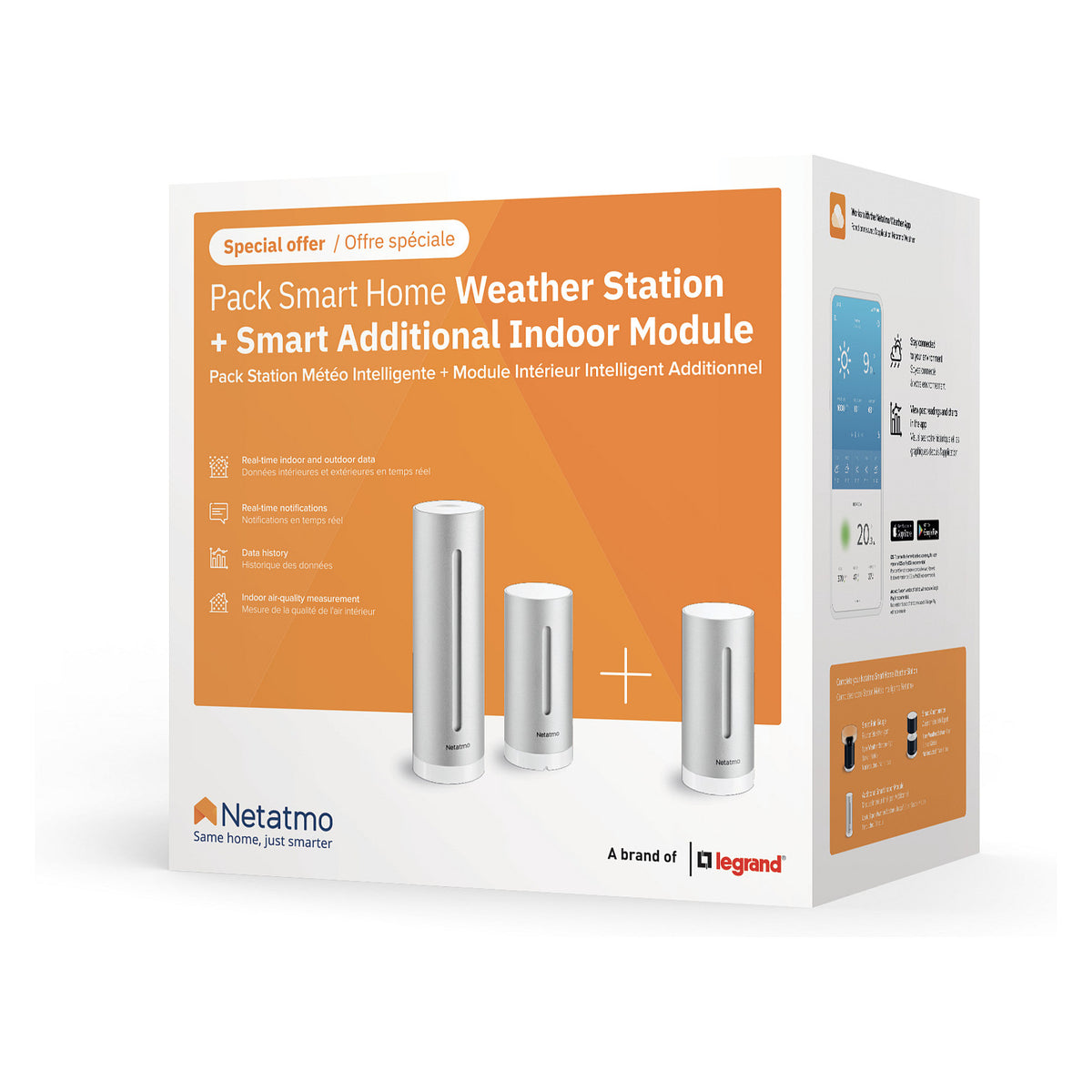 Netatmo Wetterstation und zusätzliches Smartes Innenmodul