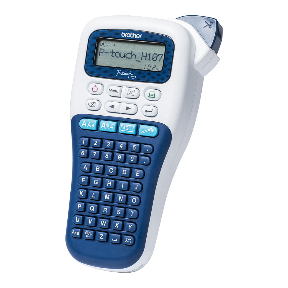 Brother P-touch PT-H107B Beschriftungsgerät 180 dpi, 3,5-30 mm breite TZe-Schriftbänder
