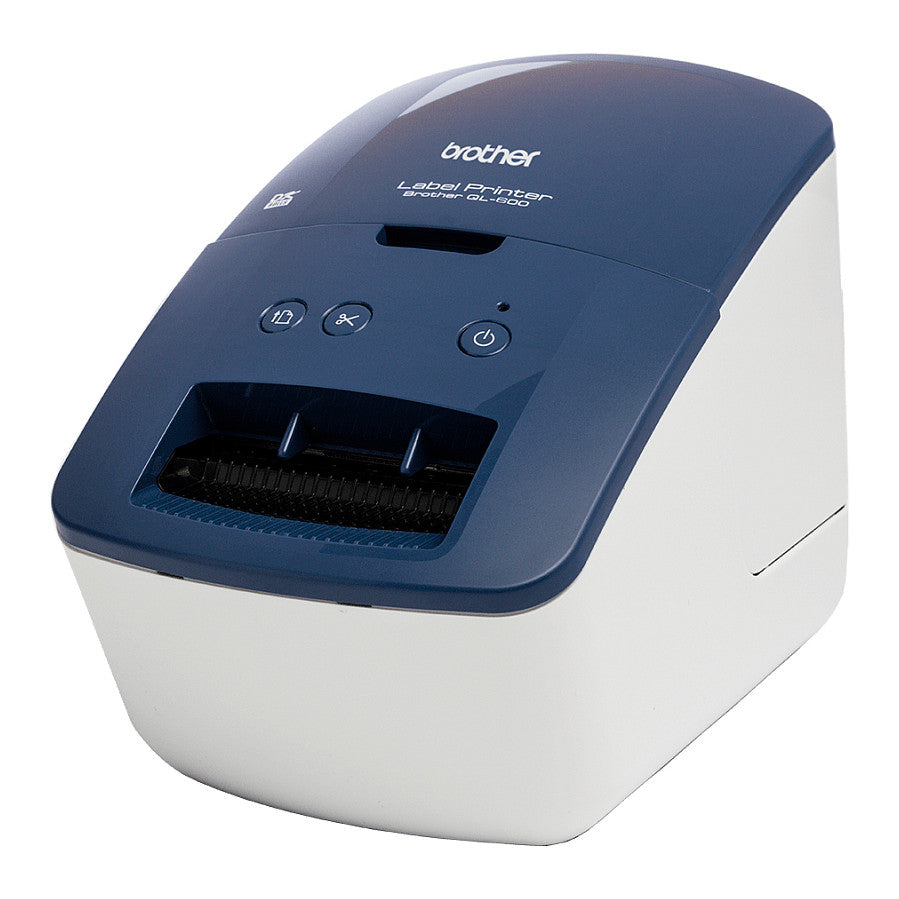 Brother QL-600B Etikettendrucker blau