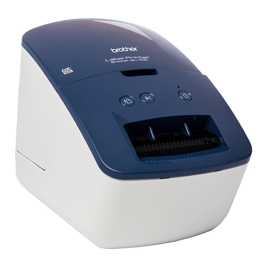 Brother QL-600B Etikettendrucker blau