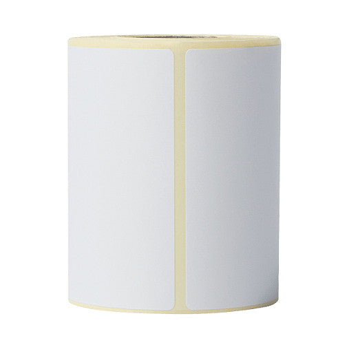 Einzeletikettenrolle Brother weiss 76x44mm 400St./Rolle 8er
