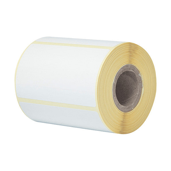 Einzeletikettenrolle Brother weiss 76x44mm 400St./Rolle 8er