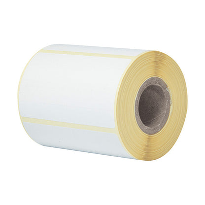 Einzeletikettenrolle Brother weiss 76x44mm 400St./Rolle 8er