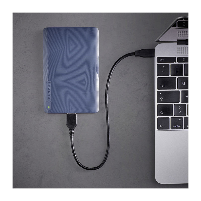 2TB Intenso Memory Safe 2 TB, Externe Festplatte (blau, extern, USB-A 3.2 Gen 1 (5 Gbit/s))