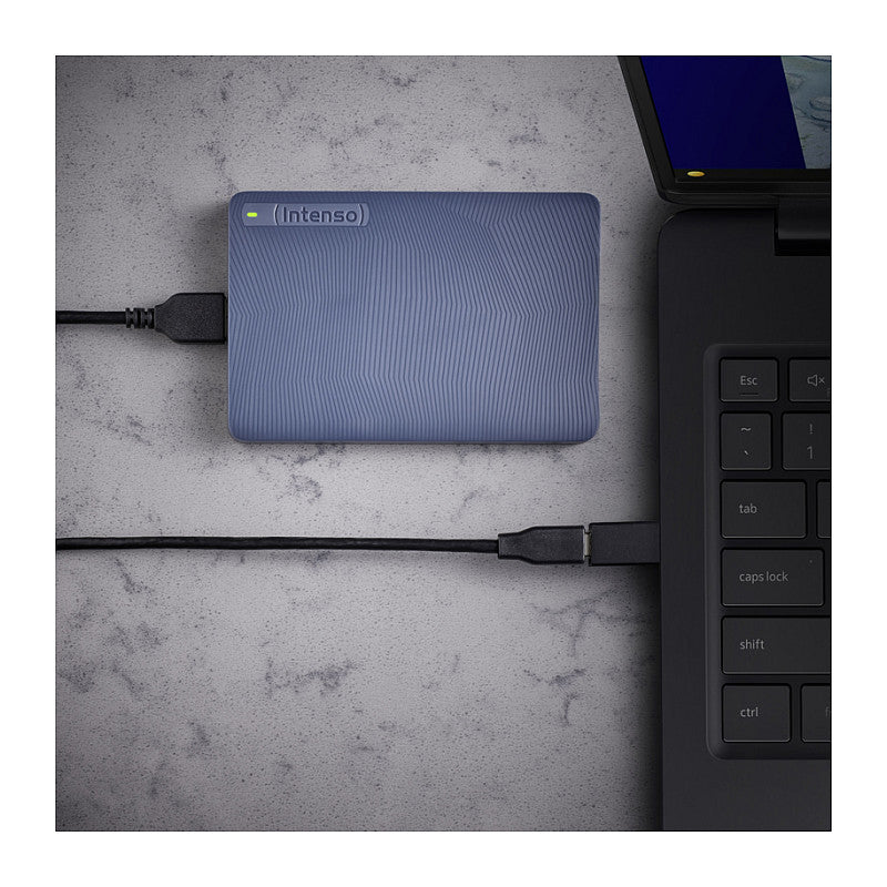 2TB Intenso Memory Safe 2 TB, Externe Festplatte (blau, extern, USB-A 3.2 Gen 1 (5 Gbit/s))