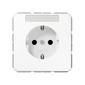 Jung CD1520NAWW SCHUKO Steckdose mit Schriftf.