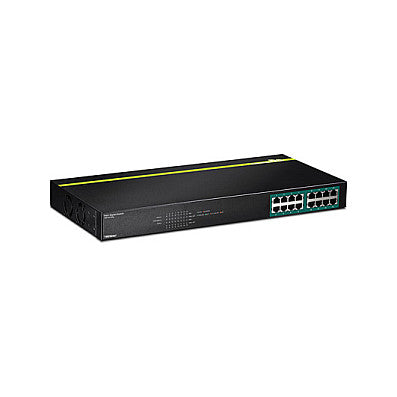 TRENDnet Switch 16 Port Gbit L2 PoE+ 250W Metall