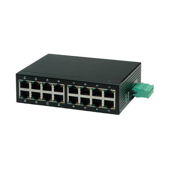 ROLINE Industrie Switch 16x RJ-45, unmanaged