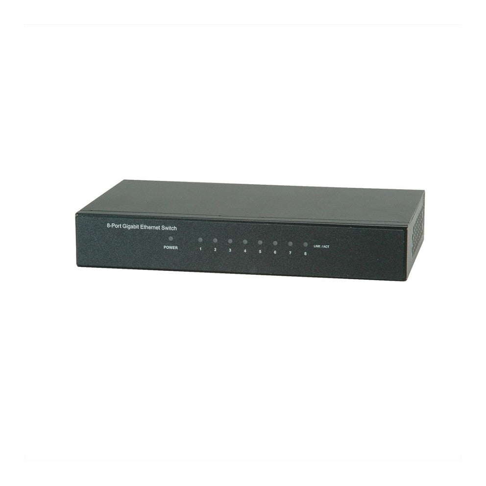 ROLINE Gigabit Ethernet Switch, 8 Ports