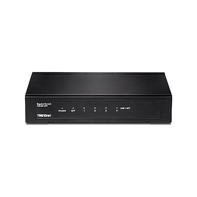 TRENDnet TEG-S51SFP Gigabit Ethernet (10/100/1000) Schwarz Netzwerk Switch