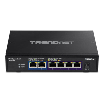 TRENDnet TEG-S762 6-Port 10G Switch, schwarz