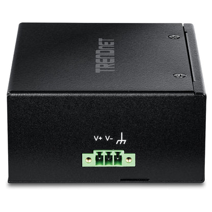 TRENDnet TI-PELC80 8-Port Ethernet PoE+ Industrial DIN-Rail Mini Switch