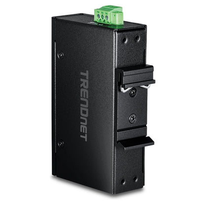 TRENDnet TI-PGLC50 5-Port Gigabit PoE+ Industrial DIN-Rail Mini Switch