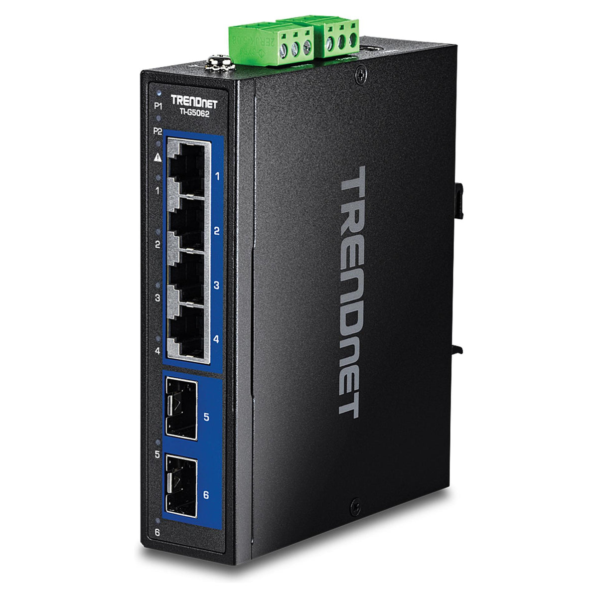 TRENDnet TI-G5062 Industrial DIN-Rail Switch 6-Port 2.5G mit 10G SFP+ Ports