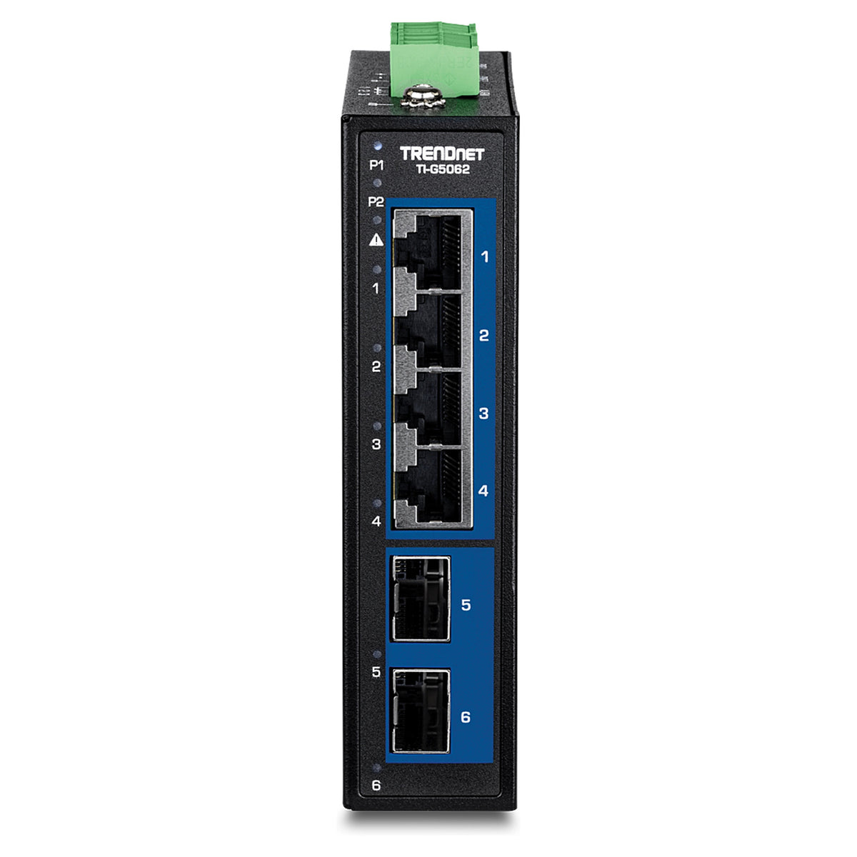 TRENDnet TI-G5062 Industrial DIN-Rail Switch 6-Port 2.5G mit 10G SFP+ Ports