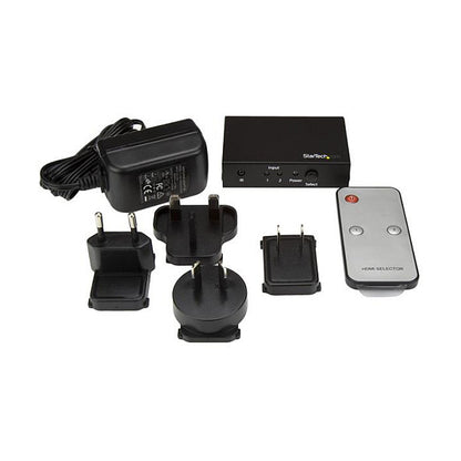 STARTECH.COM 2 Port HDMI Switch - 4K HDMI Switch Box - Ultra HD 4k 60Hz