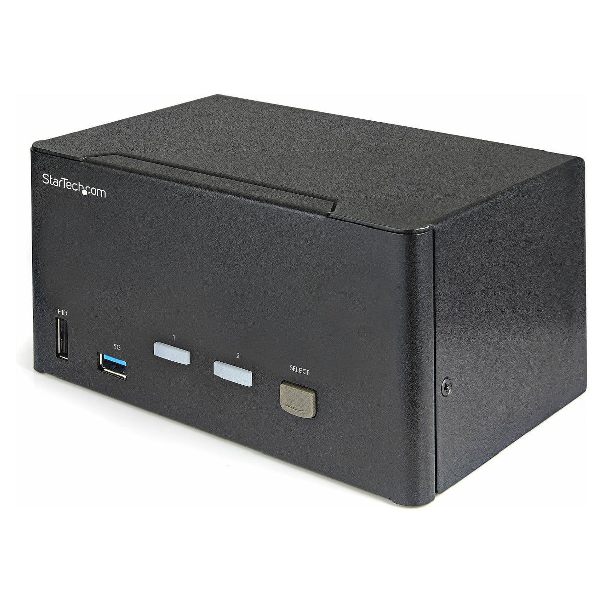 StarTech.com 2 Port DisplayPort KVM Switch - 4K 60 Hz UHD HDR - DP 1.2 KVM Umschalter mit USB 3.0 Hub mit 2 Anschlüssen (5 Gbit/s)