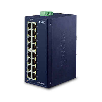 PLANET Industrial 16-Port 10/100/TX Switch