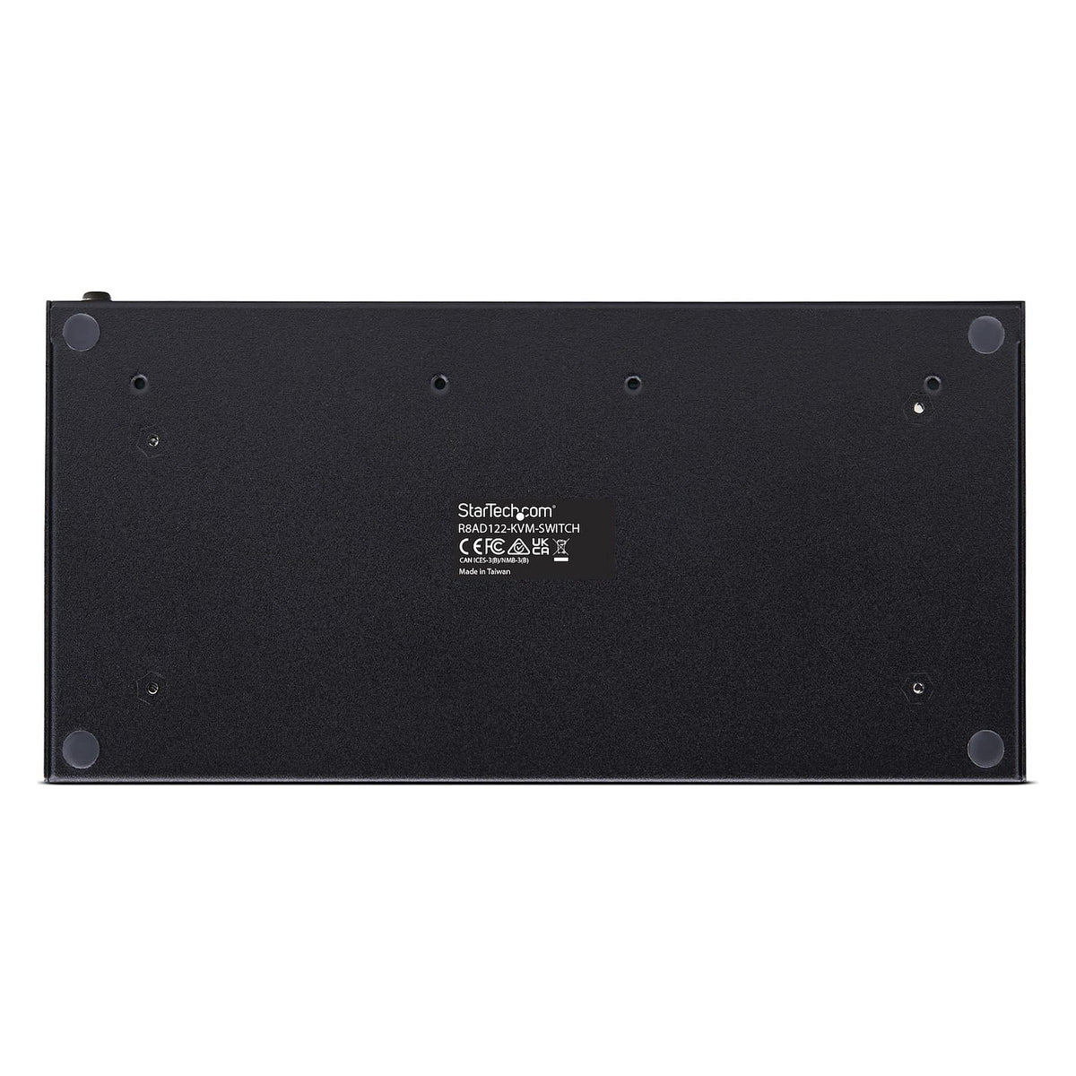 STARTECH.COM 8 Port DisplayPort KVM Switch 1HE Rackmount Satz 4K 60Hz DP 1.2 KVM Umschalter Taste/Hotkey TAA