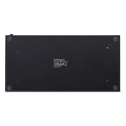 STARTECH.COM 8 Port DisplayPort KVM Switch 1HE Rackmount Satz 4K 60Hz DP 1.2 KVM Umschalter Taste/Hotkey TAA