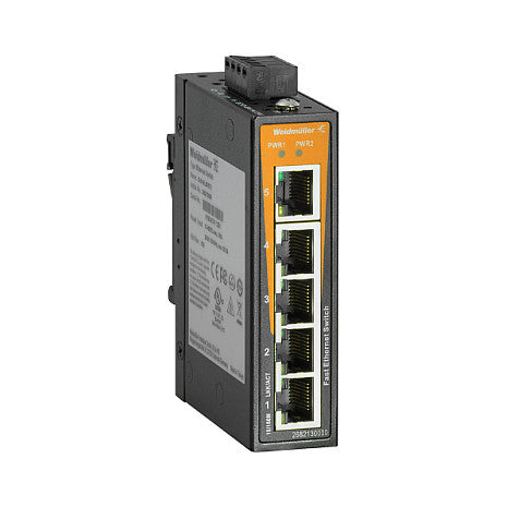 WEI IE-SW-EL05-5TX Netzwerk Switch, unmanaged Fast Ethernet Anzahl Ports: 5x RJ4