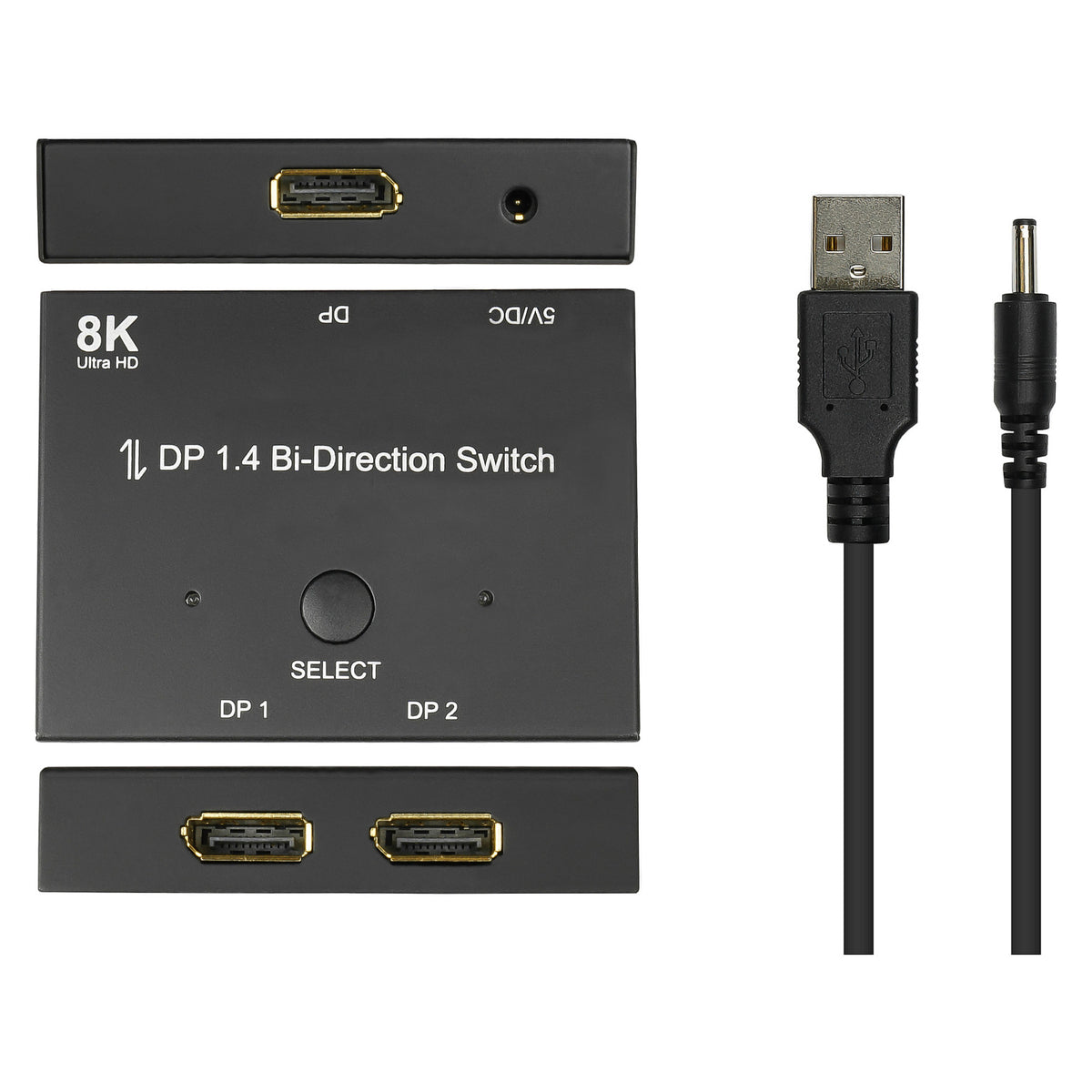 Good Connections DP1.4 Switch 2-fach bidirektional 8K@30Hz