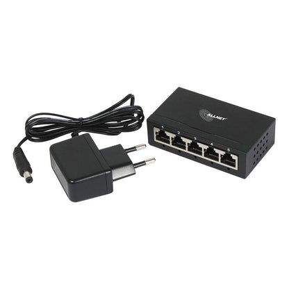 ALLNET Switch unmanaged Layer2 5 Port • 5x 1GbE • Lüfterlos • ALL-SG8005
