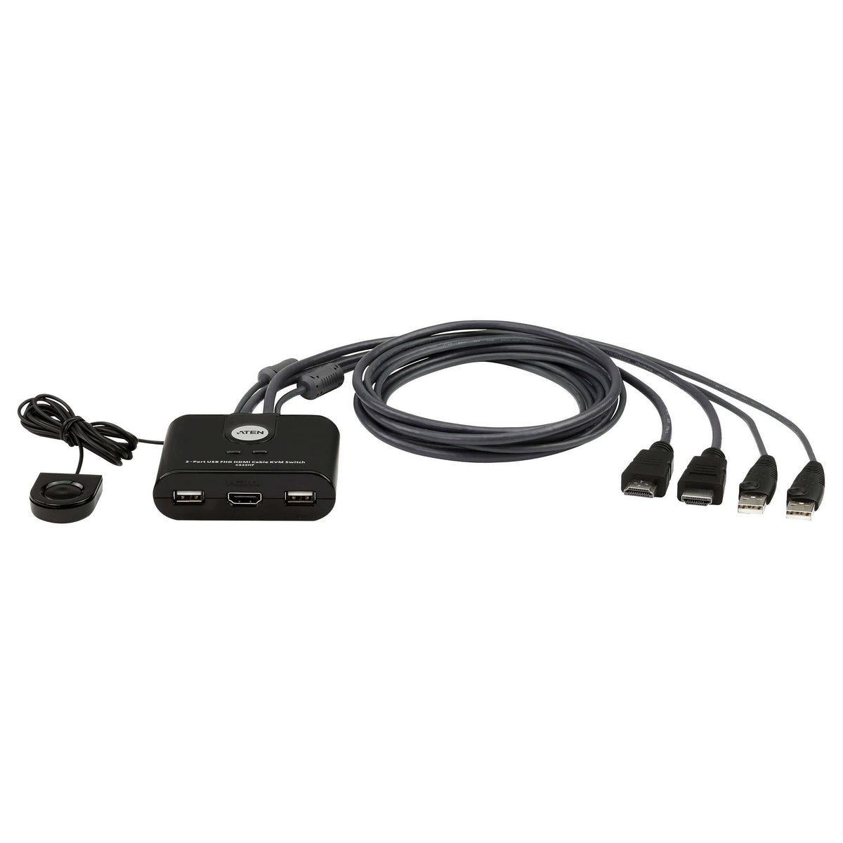 ATEN KVM Switch CS22U-HF 2 Port USB/HDMI Kabel