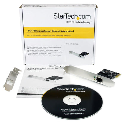 StarTech Netzwerkkarte Single-Port RJ-45 Gbit LP ST1000SPEX2