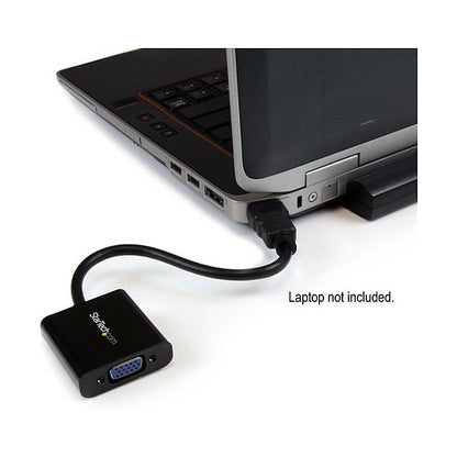 StarTech HDMI to VGA Adapter - 1080p - 1920 x 1080 - Black - HDMI Converter - VGA to HDMI Monitor Adapter