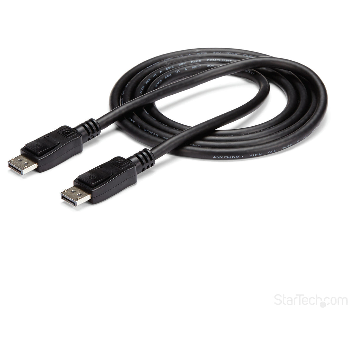 StarTech DisplayPort 1.2 Cable with Latches - Certified 6 ft