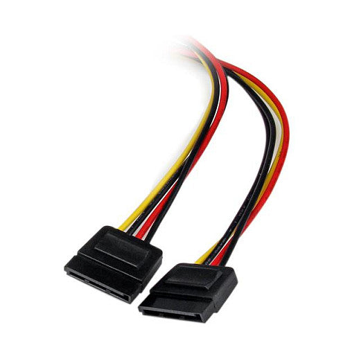 StarTech 12in LP4 to 2x SATA Power Y Cable Adapter