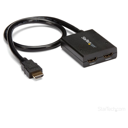StarTech ST122HD4KU 2 port HDMI 1.4 splitter cable - USB powered - 4K30