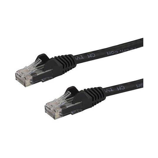 StarTech 1 m Black Snagless Cat6 UTP Patch Cable - ETL Verified