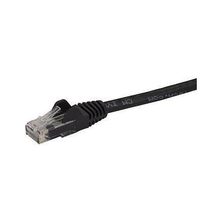 StarTech 1 m Black Snagless Cat6 UTP Patch Cable - ETL Verified