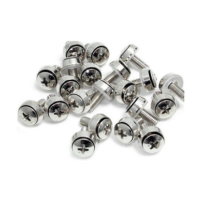 StarTech M6 x 12mm - Montageschrauben - 100er Pack - M6 Schrauben fr Server Rack und Serverschrank