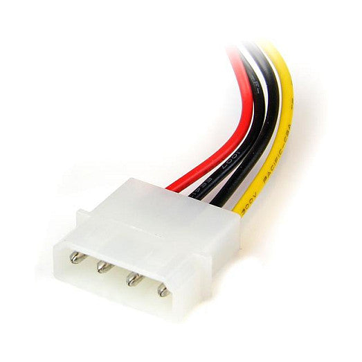 StarTech 6in 4 Pin Molex to Left Angle SATA Power Cable Adapter