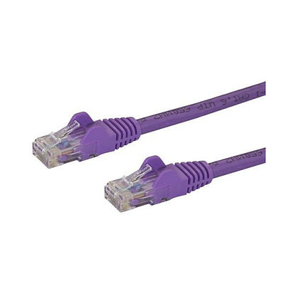 StarTech 1 m Purple Cat6 Patch Cable with Snagless RJ45 Connectors - Cat6 Ethernet Cable - 1m Cat 6 UTP Cable