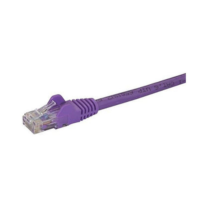 StarTech 1 m Purple Cat6 Patch Cable with Snagless RJ45 Connectors - Cat6 Ethernet Cable - 1m Cat 6 UTP Cable