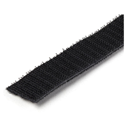 StarTech Hook-and-Loop Cable Management Tie - 100 ft. Bulk Roll - Black - Cut-to-Size Cable Wrap / Straps