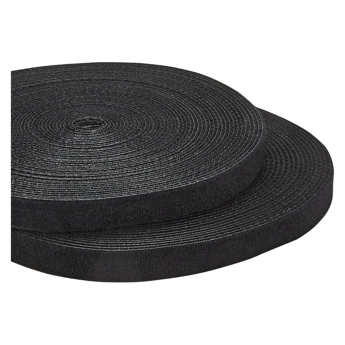 StarTech Hook-and-Loop Cable Management Tie - 100 ft. Bulk Roll - Black - Cut-to-Size Cable Wrap / Straps