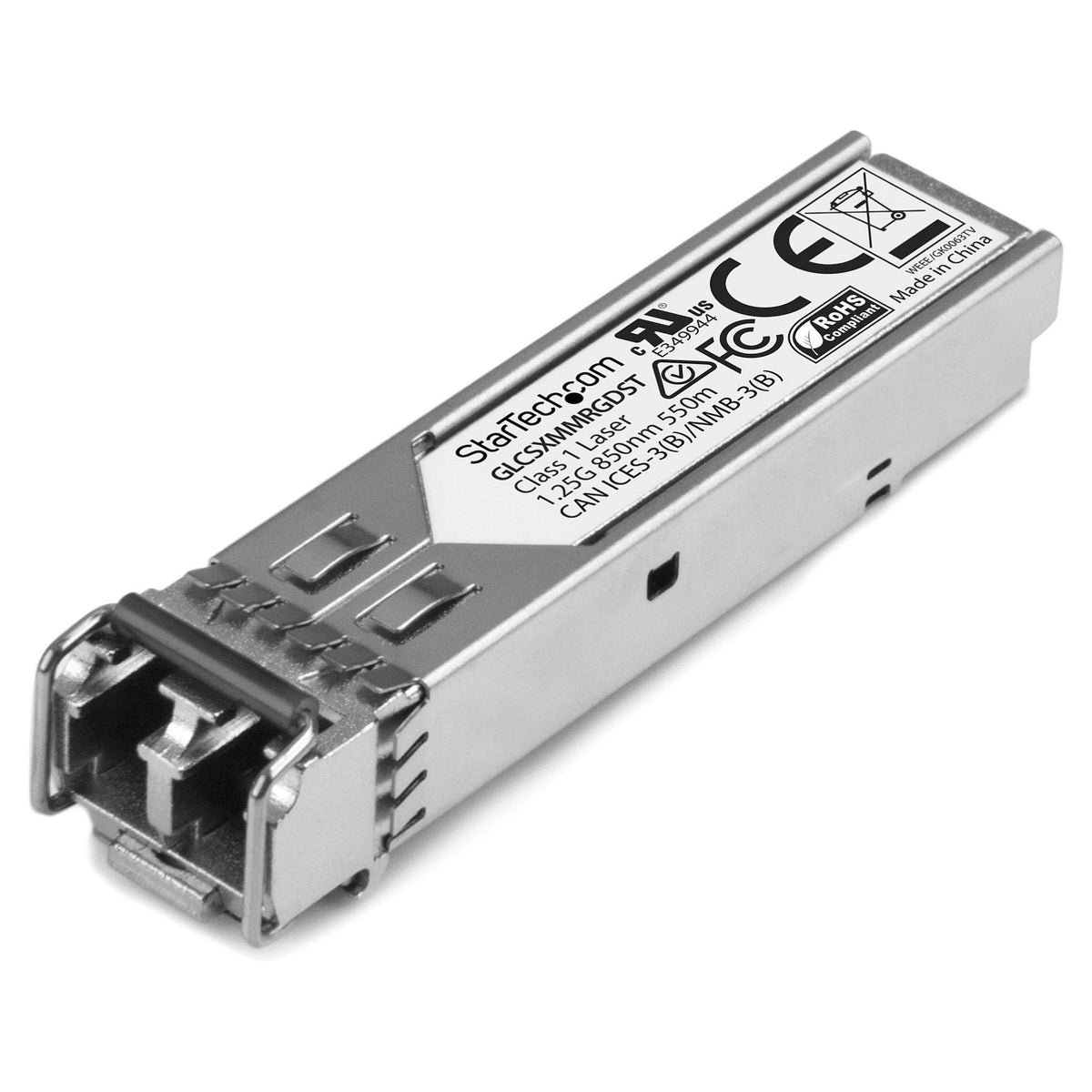 StarTech Cisco GLC-SX-MM-RGD kompatibel SFP - Gigabit Fiber 1000Base-SX SFP Transceiver Modul - MM LC - 550m - 850nm