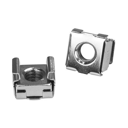 StarTech Rack Screws 20 Pack Installation Tool 12 mm M6 Screws M6 Nuts Cabinet Mounting Screws and Cage Nuts