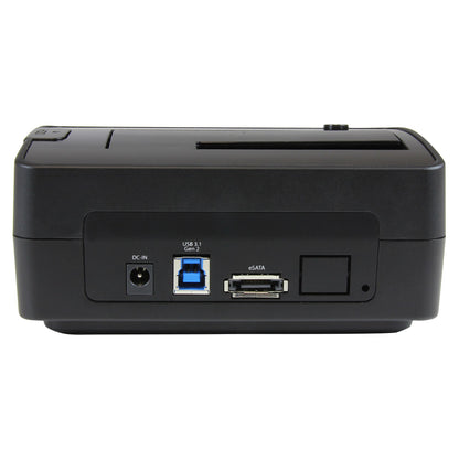 StarTech Dockingstation fr 6,35cm/8,89cm 2,5/3,5Zoll SATA Laufwerke - USB 3.1 (USB-A, USB-C) oder eSATA - USB A und USB C Kabel