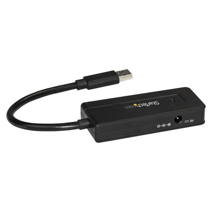 StarTech USB 3.0 Hub 4 Port - mit Ladeanschluss - inkl. Netzteil - USB Port Erweiterung - USB Splitter