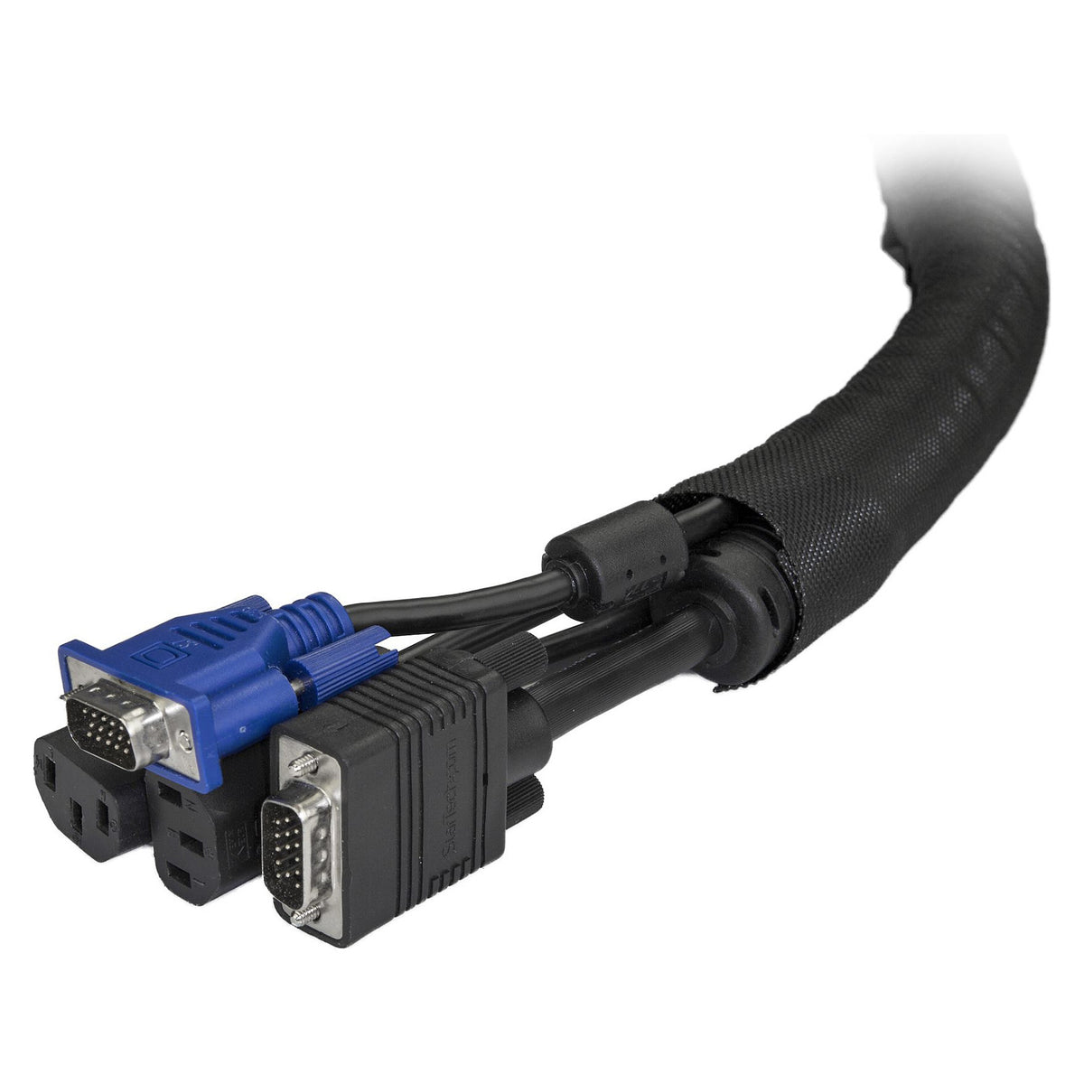 StarTech Cable Management Sleeve - 2m - Cable Management Tube - Cord Hider - Cable Organizer - Cord Management - Cable Hider
